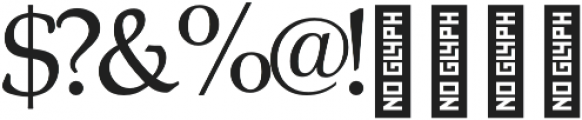 Sihaloho serif otf (400) Font OTHER CHARS