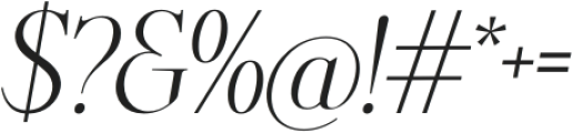 Sikandinarie Oblique Oblique otf (400) Font OTHER CHARS