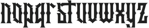 Sikstu Regular otf (400) Font LOWERCASE