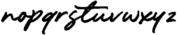 Silent Autograph otf (400) Font LOWERCASE