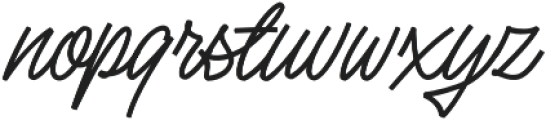 Silent Fighter otf (400) Font LOWERCASE