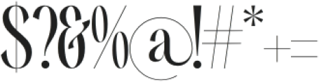 Silent Gingers otf (400) Font OTHER CHARS