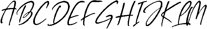 Silent Joy Italic otf (400) Font UPPERCASE