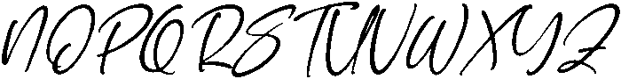 Silent Joy Italic otf (400) Font UPPERCASE