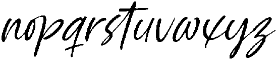 Silent Joy Italic otf (400) Font LOWERCASE