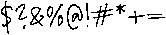 Silent Note otf (400) Font OTHER CHARS