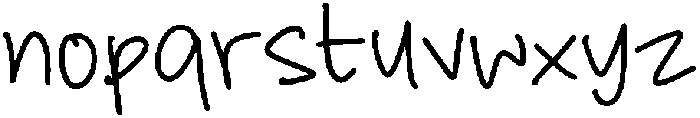 Silent Note otf (400) Font LOWERCASE