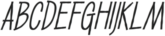 Silent Whisper Italic ttf (400) Font UPPERCASE
