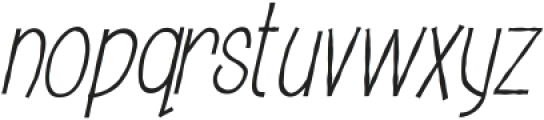 Silent Whisper Light Italic ttf (300) Font LOWERCASE
