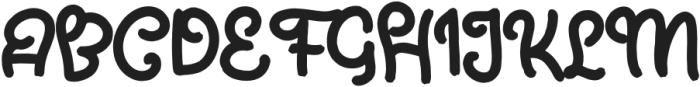 SilentJumperRegular otf (400) Font UPPERCASE