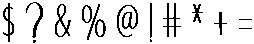 Silhouette Regular otf (400) Font OTHER CHARS