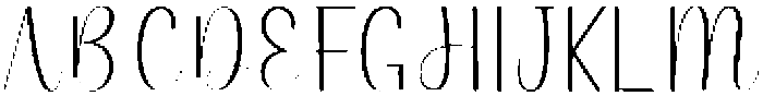 Silhouette Regular otf (400) Font UPPERCASE