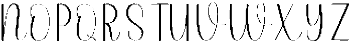 Silhouette Regular otf (400) Font UPPERCASE