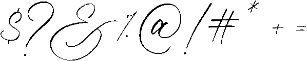 Silhouette otf (400) Font OTHER CHARS