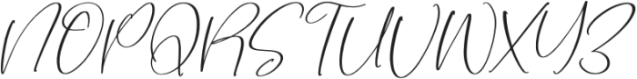 Silhuettes Girlstar Italic otf (400) Font UPPERCASE