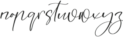 Silhuettes Girlstar Italic otf (400) Font LOWERCASE