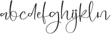 Silhuettes Girlstar otf (400) Font LOWERCASE