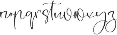 Silhuettes Girlstar otf (400) Font LOWERCASE