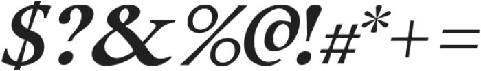 Silian Calligraphy Italic otf (400) Font OTHER CHARS