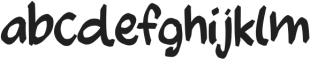 Silicon Regular otf (400) Font LOWERCASE