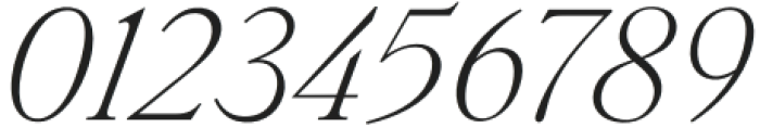 Silk Serif Text Extra Light Italic otf (200) Font OTHER CHARS