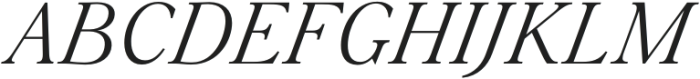 Silk Serif Text Light Italic otf (300) Font