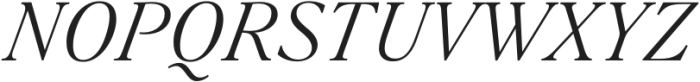Silk Serif Text Light Italic otf (300) Font UPPERCASE
