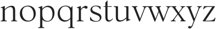 Silk Serif Text Light otf (300) Font LOWERCASE