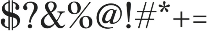 Silk Serif Text Medium otf (500) Font OTHER CHARS