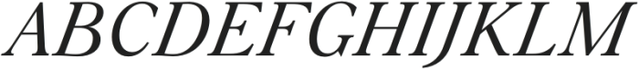 Silk Serif Text Regular Italic otf (400) Font