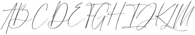 Silken Script Regular otf (400) Font UPPERCASE