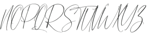 Silken Script Regular otf (400) Font UPPERCASE