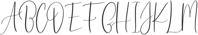 Silkglitt otf (400) Font UPPERCASE