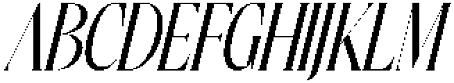 Silkigfined Italic otf (400) Font UPPERCASE