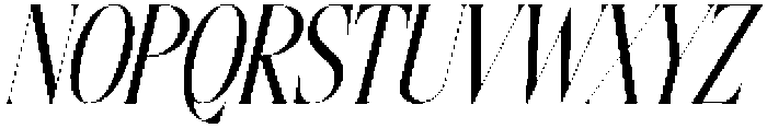 Silkigfined Italic otf (400) Font UPPERCASE