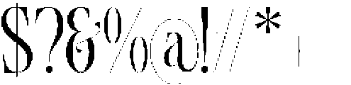Silkigfined otf (400) Font OTHER CHARS