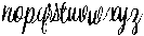 Silkora otf (400) Font LOWERCASE