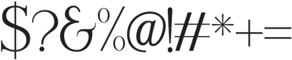Silky Harmony Serif Regular otf (400) Font OTHER CHARS