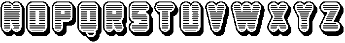 SilkyNight Regular otf (400) Font UPPERCASE