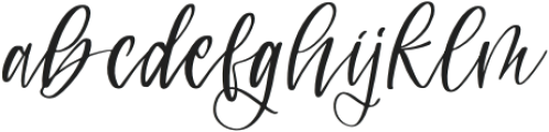 Sillenta Brighten Italic otf (400) Font LOWERCASE