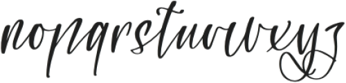 Sillenta Brighten Italic otf (400) Font LOWERCASE