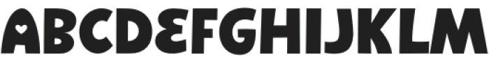 Silly Love Regular otf (400) Font UPPERCASE