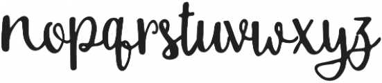 Silly Me Script otf (400) Font LOWERCASE
