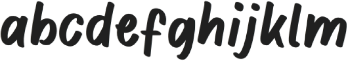 SillyBubblesRegular otf (400) Font LOWERCASE