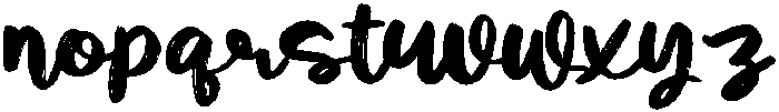 Silvana Regular otf (400) Font LOWERCASE
