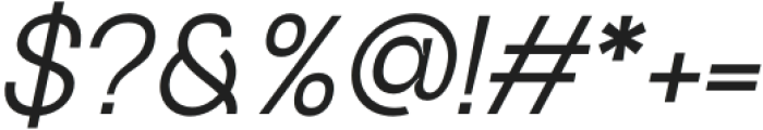 Silver Archer Regular Italic otf (400) Font OTHER CHARS
