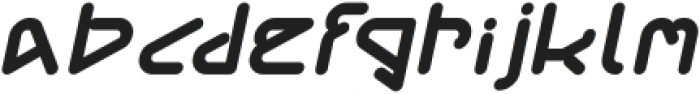 Silver Bend Italic otf (400) Font LOWERCASE