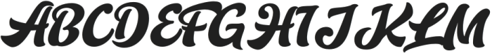 Silver Black Regular otf (900) Font UPPERCASE