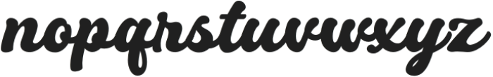 Silver Black Regular otf (900) Font LOWERCASE