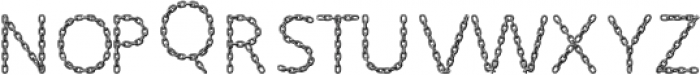 Silver Chain Regular otf (400) Font LOWERCASE
